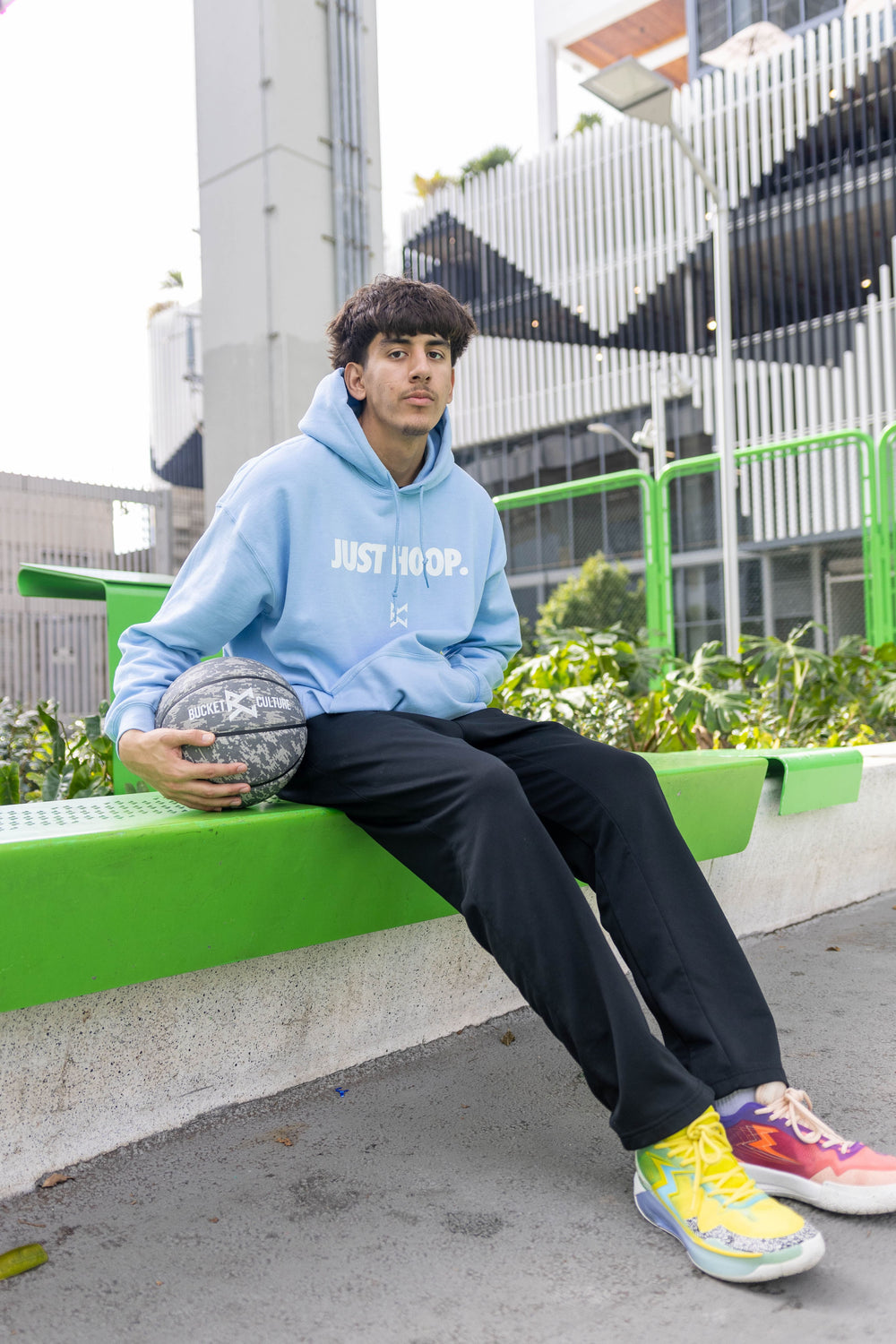 Youth Just Hoop Hoodie