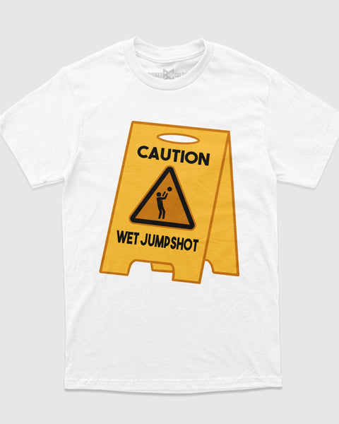 Caution Wet Jumpshot T-Shirt