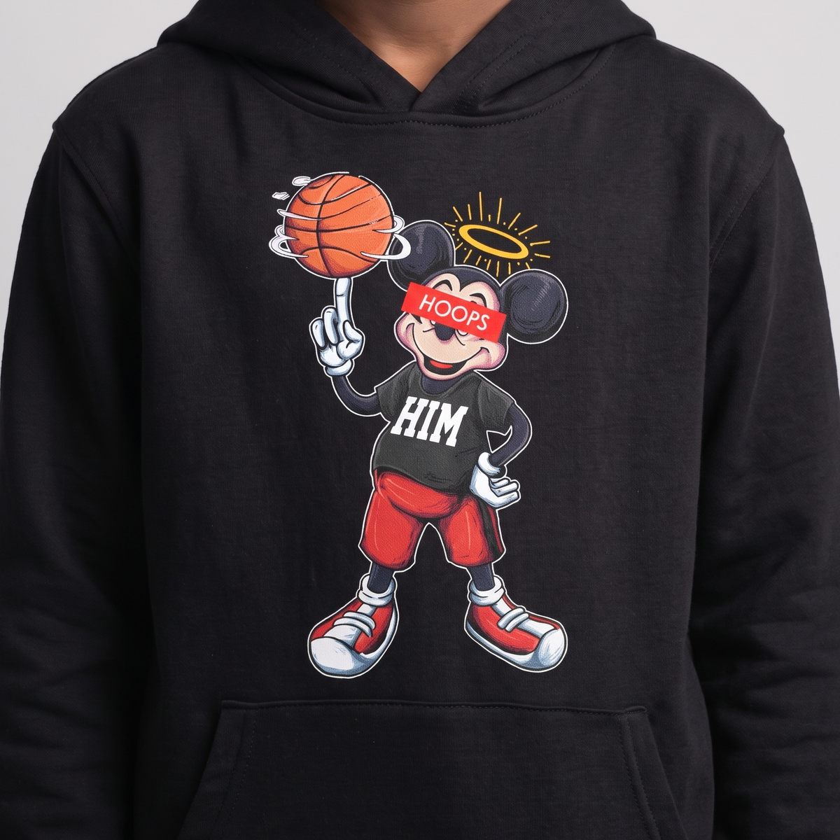 Youth Mickey Hoops Hoodie