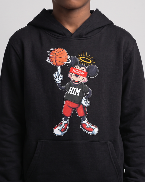 Youth Mickey Hoops Hoodie