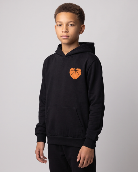 Youth Hoop Heart Hoodie
