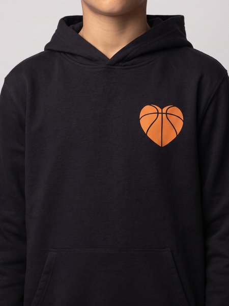 Youth Hoop Heart Hoodie