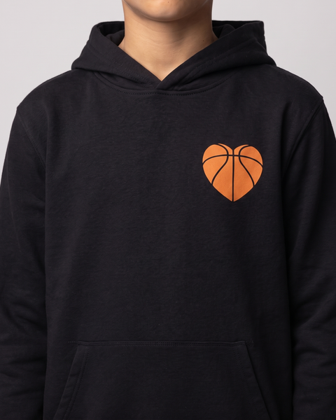 Youth Hoop Heart Hoodie