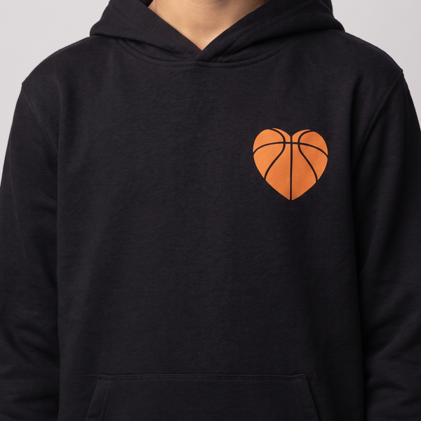 Youth Hoop Heart Hoodie