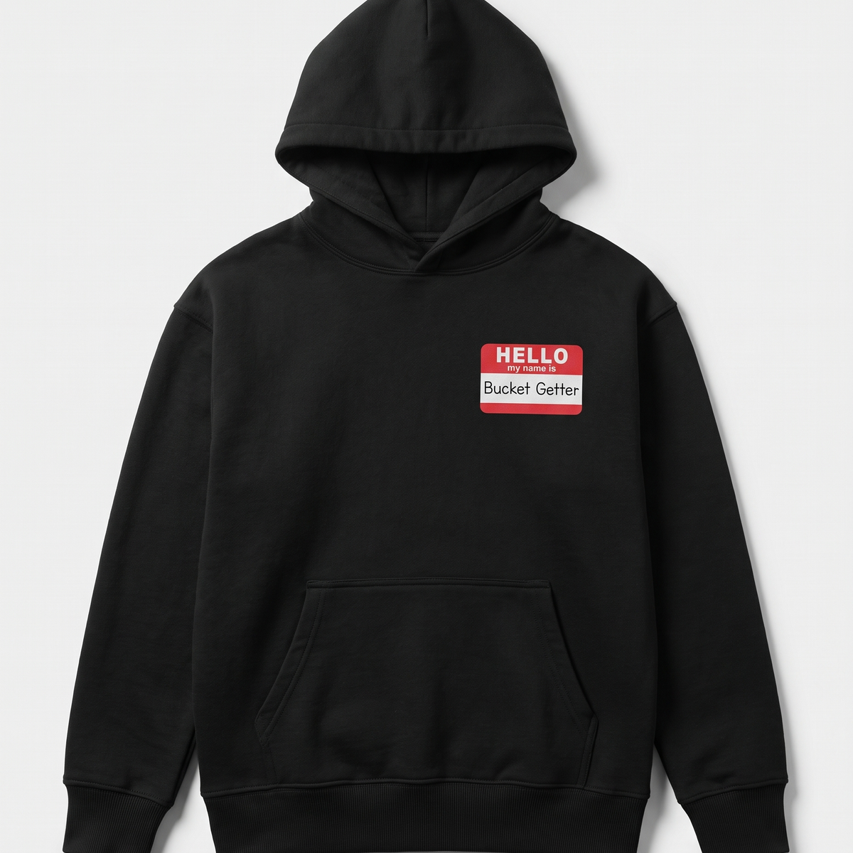 Youth Bucket-getter Name Tag Hoodie