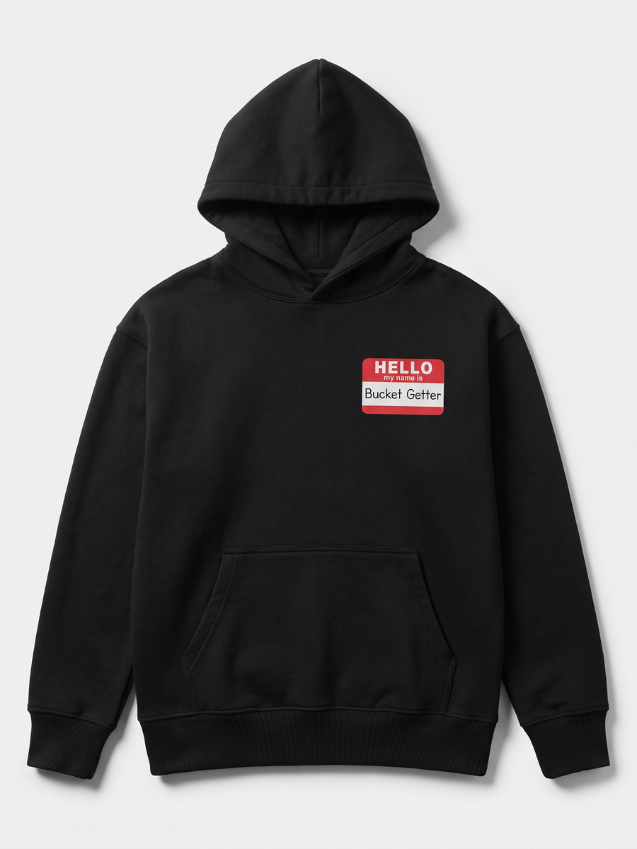 Youth Bucket-getter Name Tag Hoodie