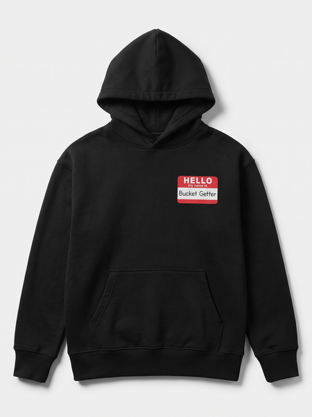 Youth Bucket-getter Name Tag Hoodie