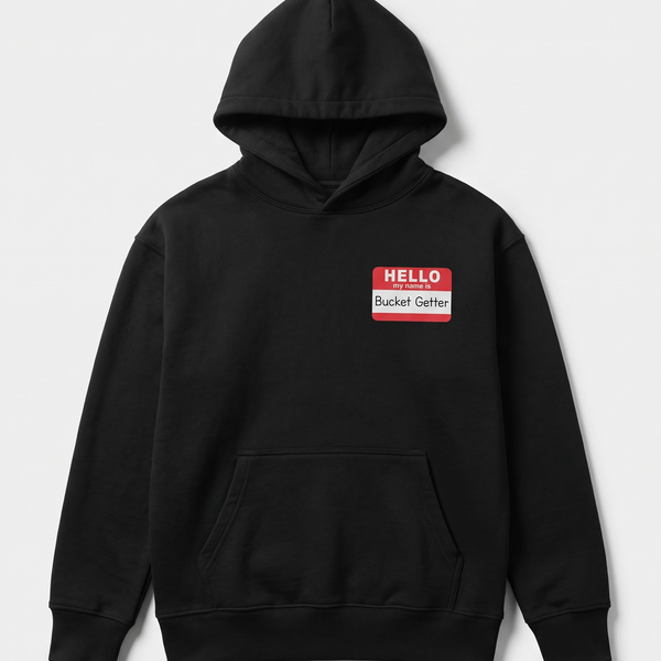 Youth Bucket-getter Name Tag Hoodie