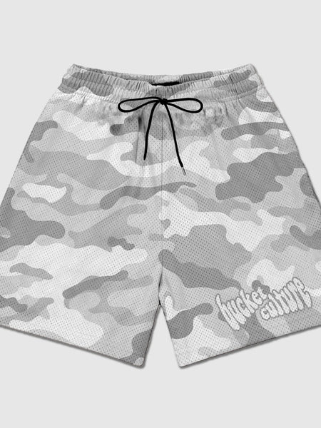 White Camo Shorts