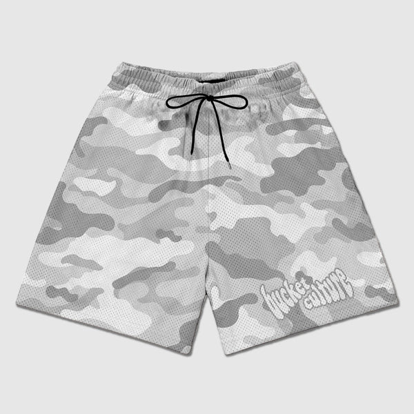 White Camo Shorts