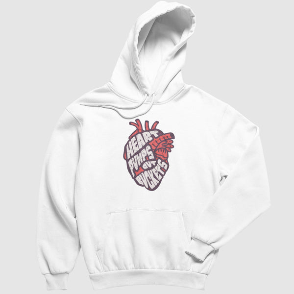 Heart Pumps Out Buckets Hoodie