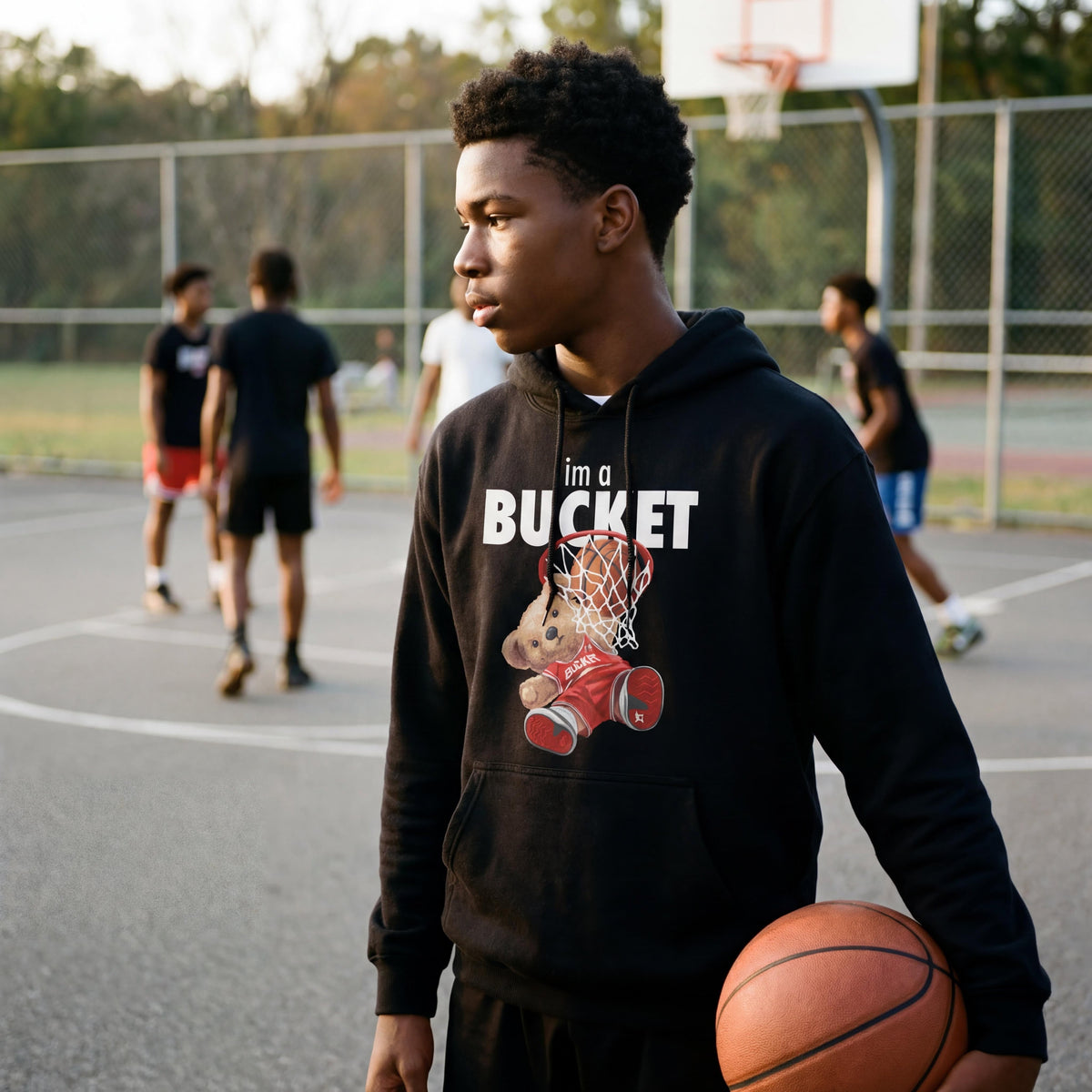 Youth I'm A Bucket Hoodie