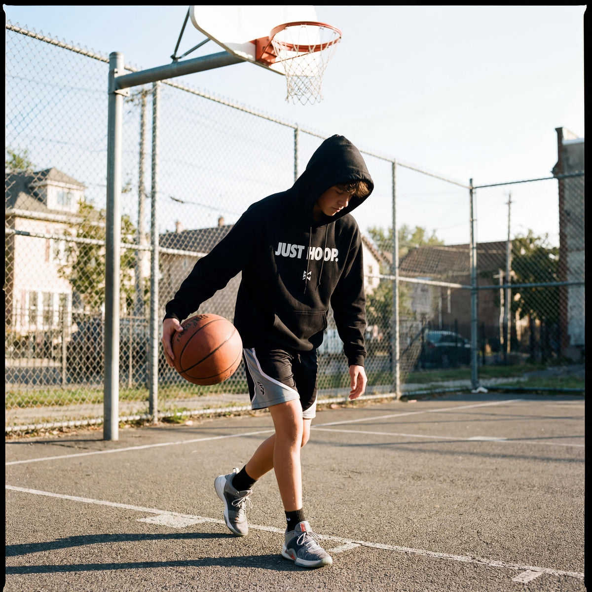Youth Just Hoop Hoodie