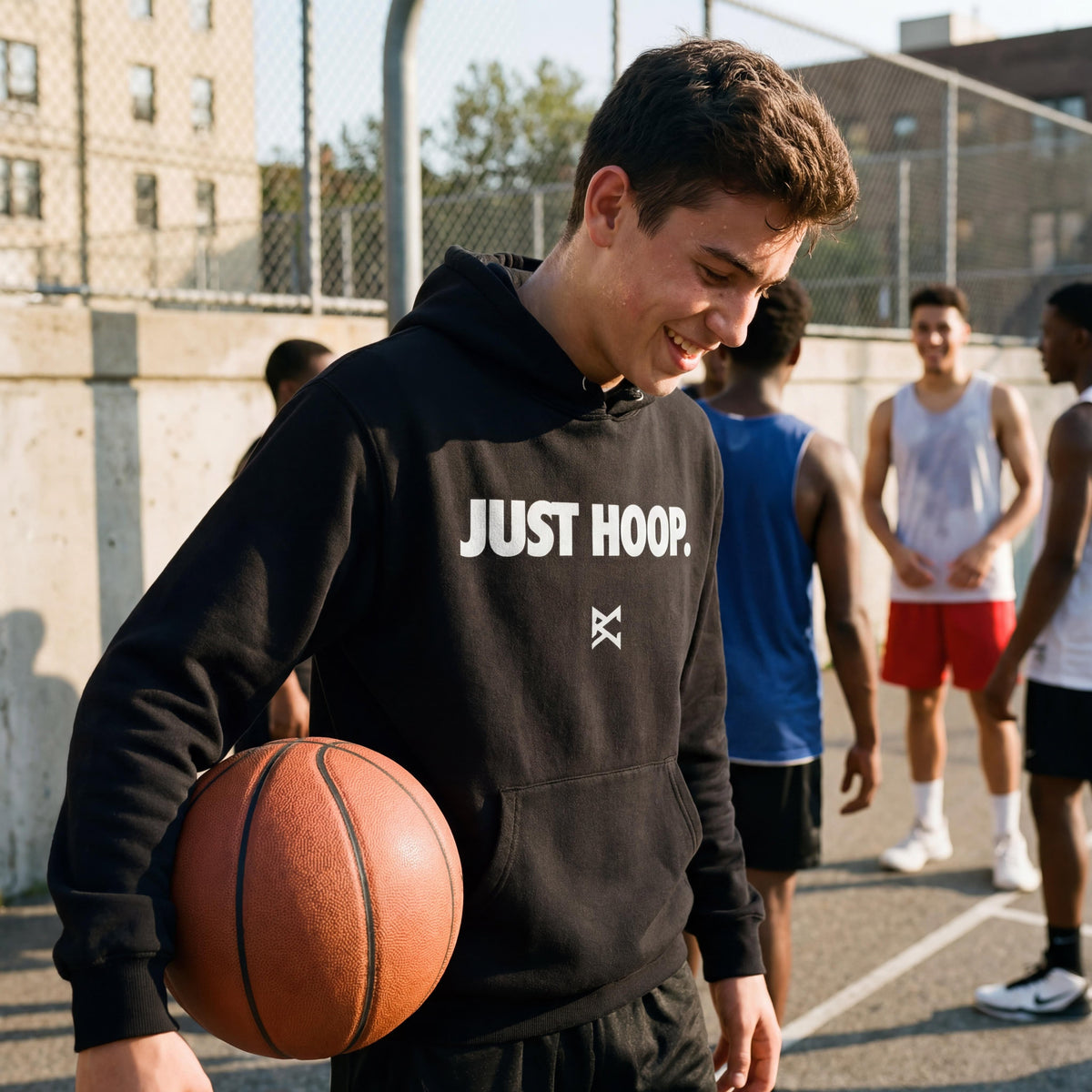 Youth Just Hoop Hoodie
