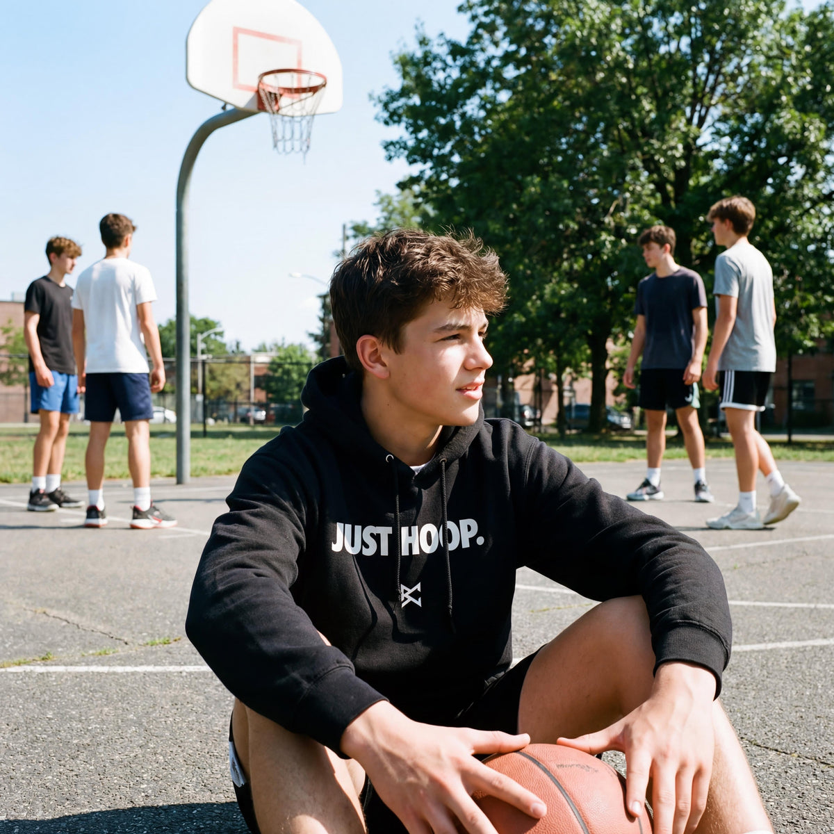 Youth Just Hoop Hoodie
