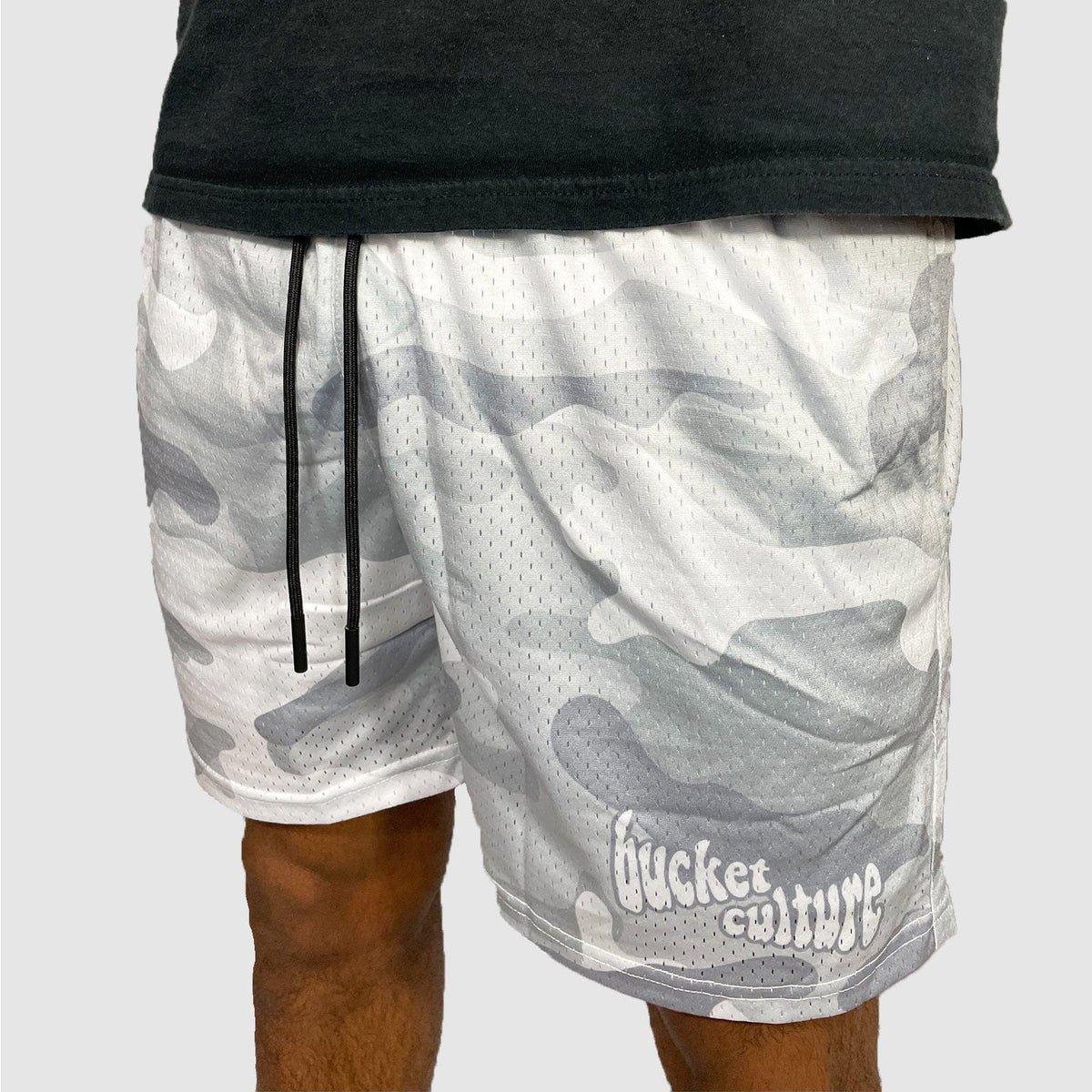 White Camo Shorts