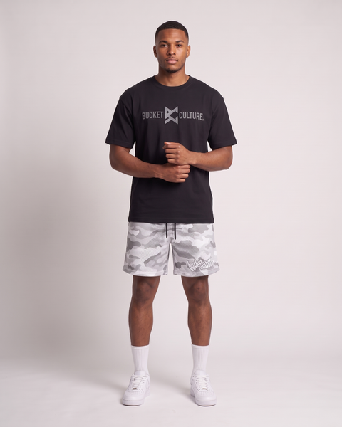 White Camo Shorts