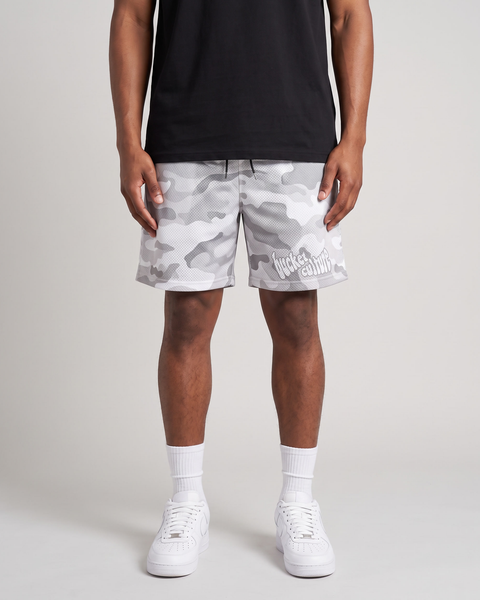 White Camo Shorts
