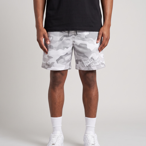 White Camo Shorts