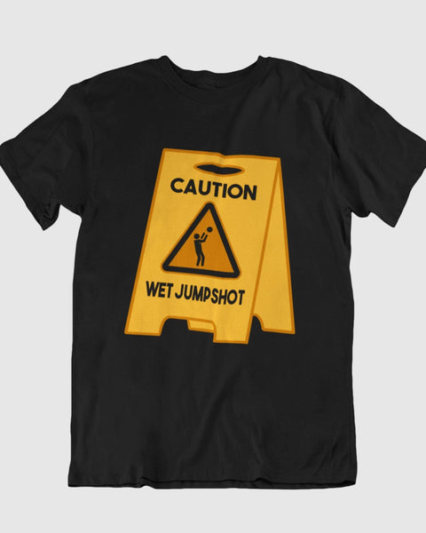 Youth Caution Wet Jumpshot T-Shirt